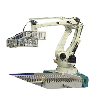 Automatic pop can carton industrial robot arm palletizer robot palletizing machine