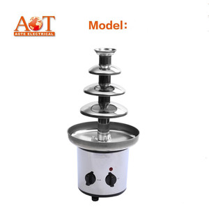 Nuovo modello <span class=keywords><strong>AOT</strong></span> CFF-2008A6 elettrico in acciaio inox classico cioccolato fontana di alta qualità fonduta per matrimoni - Product Image 4