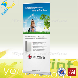 80*200 cm roll up <span class=keywords><strong>banner</strong></span> display/roll para arriba la bandera con dos pies - Product Image 4