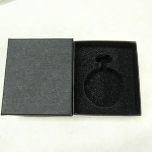 Boîte à <span class=keywords><strong>montre</strong></span> en papier noir de mode en gros pour <span class=keywords><strong>montre</strong></span> de poche - Product Image 4