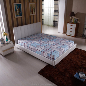 Venta caliente japonés muebles <span class=keywords><strong>de</strong></span> dormitorio <span class=keywords><strong>de</strong></span> madera <span class=keywords><strong>de</strong></span> cuero <span class=keywords><strong>de</strong></span> LA PU cama <span class=keywords><strong>de</strong></span> <span class=keywords><strong>matrimonio</strong></span> blanco - Product Image 2