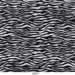 PVA Hydro immersione pellicola pelle Zebra ispirato animale carta di trasferimento idrografico per la personalizzazione del vostro progetto acqua pellicola di carta - Product Image 4