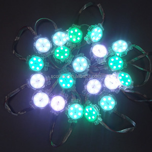 <span class=keywords><strong>Petit</strong></span> <span class=keywords><strong>pixel</strong></span> LED cabochon, lumière ponctuelle LED, programmes logiciels, pleine couleur, diamètre 40 mm, éclairage ponctuel - Product Image 5