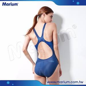 Professional Racing Swimsuit High Cut Navy Sexy Beachwear For Women - Product Image 6