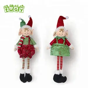 18 "צבעוני קישוט תליית ארוך רגליים פיות קטן קטיפה תינוק בובות ילד סמרטוט צעצוע elf צעצועי 18 אינץ בובה עבור ילדים