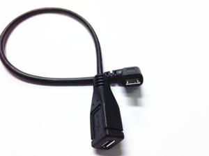 Spedizione rapida <span class=keywords><strong>Drop</strong></span> <span class=keywords><strong>shipping</strong></span> personalizzato a 90 gradi ad angolo destro Micro USB AM cavo di prolunga di ricarica