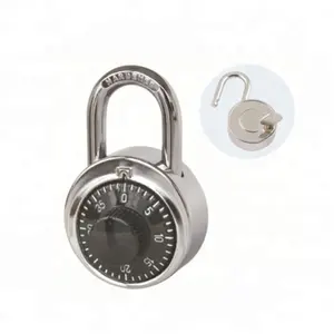 round combination pad door security number lock keys