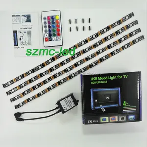 high quality rgb 5050smd flexible power strip with usb dc5v for tv backlight