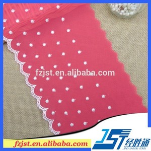 Lovely pink bordado del ajuste del cordón para la muchacha <span class=keywords><strong>vestido</strong></span> - Product Image 1