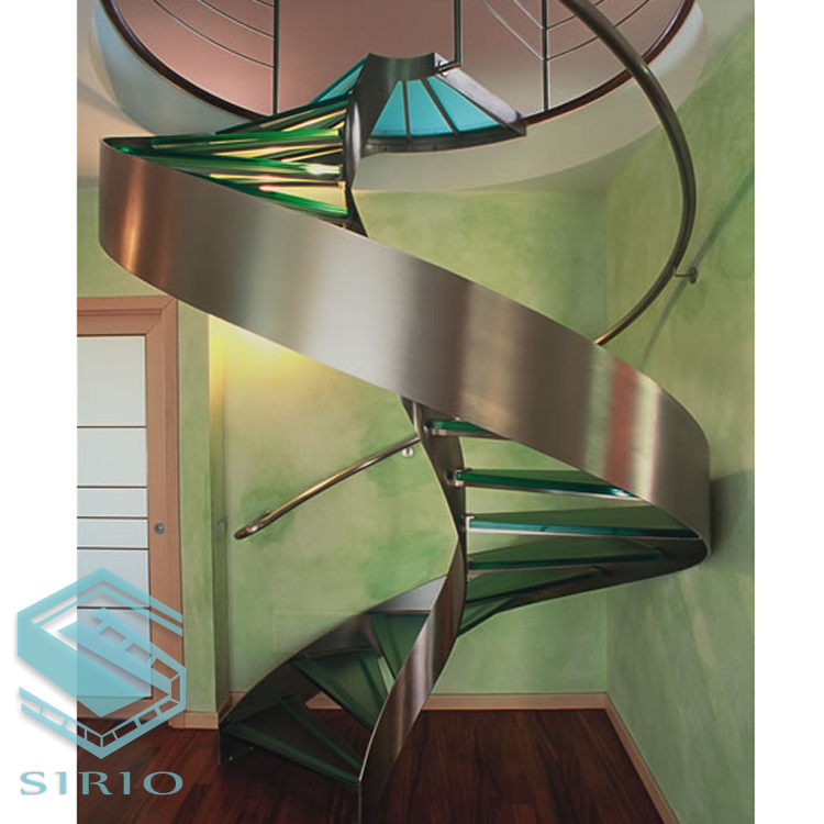 Популярный дизайн, лестница из нержавеющей стали, лестница из нержавеющей стали, лестница из закаленного стекла