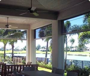 Motorized Retractable Large Openings Outdoor <strong>Patio</strong> <strong>Screens</strong> - Product Image 2