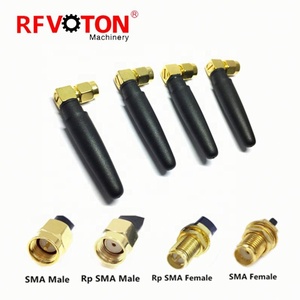 900-1800 MHz WiFi terminal GSM Antena de goma 3dBi externa rechoncho goma con SMA male R/A - Product Image 6