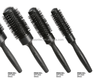 Brosse à cheveux Nano, accessoire de manucure thermique et ionique, à canon rond - Product Image 1