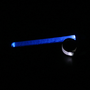 Custom slap reflective side led armband glow in the dark running led bracelet - Product Image 6