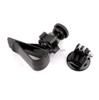 Aksesori Klip Penjepit Dudukan Pelindung Matahari Mobil untuk Kamera Aksi Gopro Hero 4 3+ 3 SJCAM SJ4000 SJ5000 Xiaomi Yi