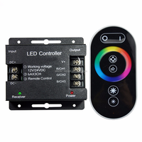 CE ROHS DC12-24V 18A Télécommande RF LED interrupteur de commande Tactile RVB LED Contrôleur contrôleur d'éclairage