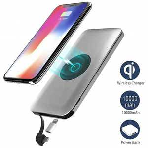 CE Rohs <span class=keywords><strong>Smartphone</strong></span> <span class=keywords><strong>Banca</strong></span> di Potere Senza Fili, Caricabatterie Senza Fili, qi Controllo di Qualità 3.0 Senza Fili Del Caricatore - Product Image 3