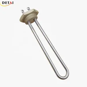 DC 12V 200W Water Boiler Hot Tub Heater Element Immersion Heater With 1.25" Brass Thread Tubular Heating element