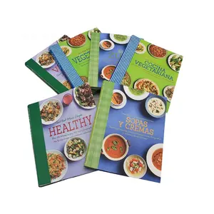 도매 우수한 품질 레시피 요리 책 하드 커버 카탈로그 인쇄 광주