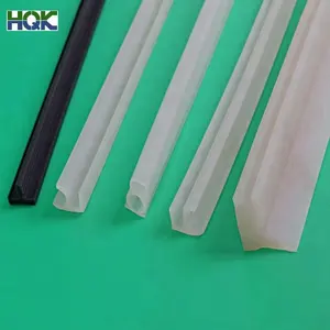 Heat Resistant Waterproof E/P/H/U/T Shape Flexible Silicone Rubber Seal Strip