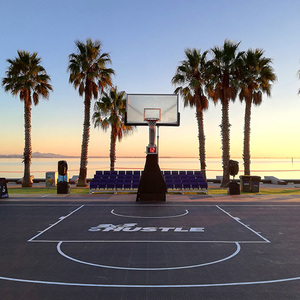 Temporaneo incastro basket pavimenti in sport all'aria aperta corte mobile 3X3 campo da basket