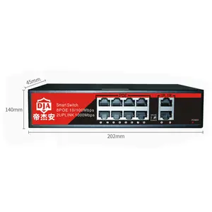 OEM 4 8 16 24 Port Gigabit Network Ethernet poe schalter für Hikviision IP Camera