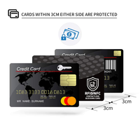 Technologie de protection RFID, accessoire Anti-écrasement, pour cartes de crédit et de crédit, sans contact, 13.56Mhz