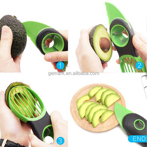 3 en 1 manual aguacate Core aguacate cortador aguacate pitter y cuchara - Product Image 2