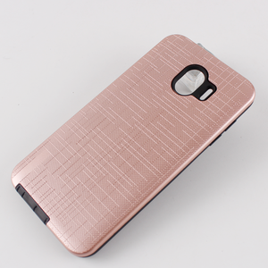 Caliente nueva tela cepillada <span class=keywords><strong>2</strong></span> en 1 funda de teléfono móvil para Samsung J4 2018 - Product Image 3