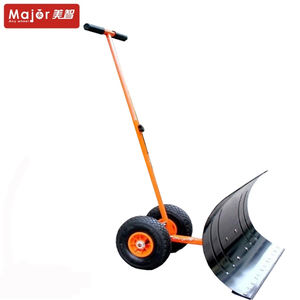 גובה איכות 2 גלגלי מתכת נשלפת כבד ידית שלג שובל ידני דחפן - Product Image 6