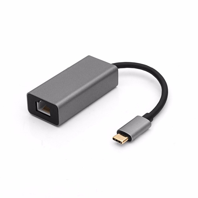 3.1 Type C to RJ45 Gigabit Ethernet Lan Network Adapter Cable USB C Hub