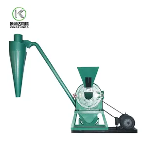 Automatic hammer mill herb grinder stainless steel disk mill grain corn crusher