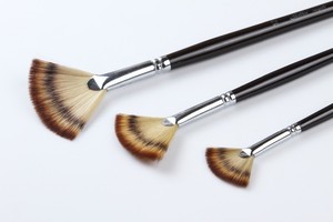 Date professionnel synthétique Nylon bricolage ventilateur peinture Brush set à vendre 201 - 5 - Product Image 3
