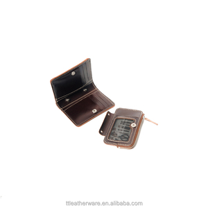 <b>Brown</b> Veg Tanned Leather Bifold <b>Wallet</b> for <b>Man</b> - Product Image 2