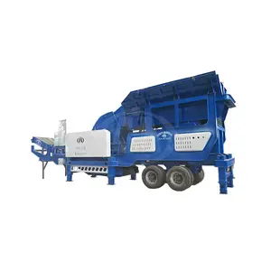 China Mobile Reifen Backen brecher Crushing Crusher Plant Preis