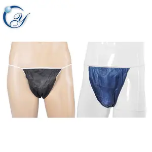 Disposable men sexy g-string thong panties with free sample