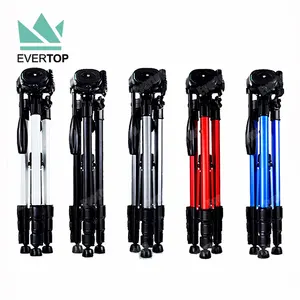 Tabletop Camera Tripod TS-LT302 Factory Price Top Sale Portable DSLR Camera Tripod With 3 Way Pan Head Red Blue Grey Colorful Camera Tripod Aluminium