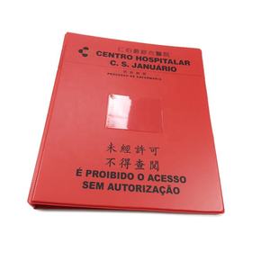 תיקיית קובץ pvc מותאם אישית קובץ PDF משרד פלסטיק המארגן תיקיית קובץ פלסטיק אטב - Product Image 2