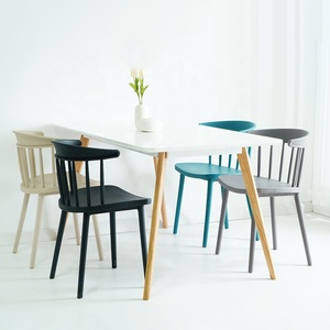 Chaises de salle à manger en plastique, 20 pièces, style nordique, pour salon et restaurant - Product Image 5