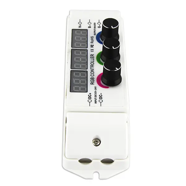 BC-350-6A DC12V-24 V dönen düğme manuel anahtar led lamba rgb denetleyici