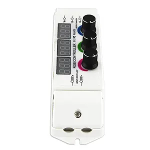 BC-350-6A DC12V - 24V rotary knob manual interruptor de lâmpada led rgb controlador