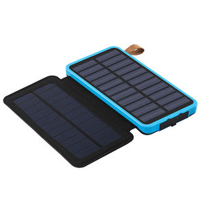 <span class=keywords><strong>Power</strong></span> Bank Solare Pieghevole Portatile 2026 da 20000mAh, Caricabatterie Mobile Impermeabile con Interfaccia Micro USB, Potenza di Uscita 10W - Product Image 2