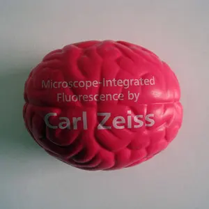 לוגו מותאם אישית עיצוב קידום מכירות צעצועי מוח צורת PU קצף רטוב אנטי הפגת מתחים כדור