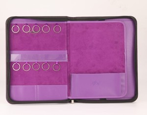 Tùy chỉnh A4 A5 Kích Thước Lớn Zip Túi Chủ Thẻ Da Nhỏ Gọn Vòng Chìa Khóa Phòng Khách Sạn Chìa Khóa Xe Chuỗi Chủ Organizer - Product Image 1