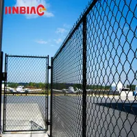 PVC Coated Diamond Wire Mesh Fence Panel