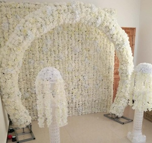 Arco de flores para decoración de boda, 20x50CM, para fiesta de boda, pasillo, carretera decorativa, centros de mesa citados - Product Image 1