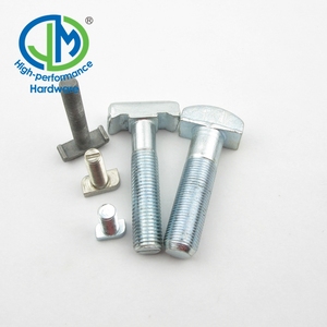 Perno de Cabeza en T con Cabeza de Martillo, Grado ISO 10.9, Galvanizado con Tornillo - Product Image 2