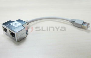 Divisor de red Ethernet Cat5e, par de adaptadores economizadores RJ45 - Product Image 5