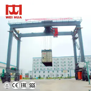 Crane Hometown rtg 200ton Rubber Tyre Container Gantry Crane