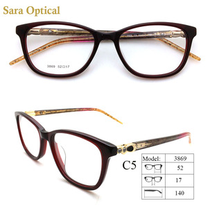 Sản phẩm bán chạy nhất quảng châu khung quang học nhà máy kính acetate khung - Product Image 4